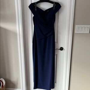 Ralph Lauren Midnight Blue Midi Dress